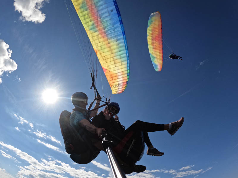 Wertgutschein zum verschenken für Paragliding im Chiemgau am Chiemsee und in den Alpen in Oberbayern