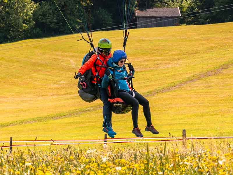 Wertgutschein zum verschenken für Paragliding im Chiemgau am Chiemsee und in den Alpen in Oberbayern